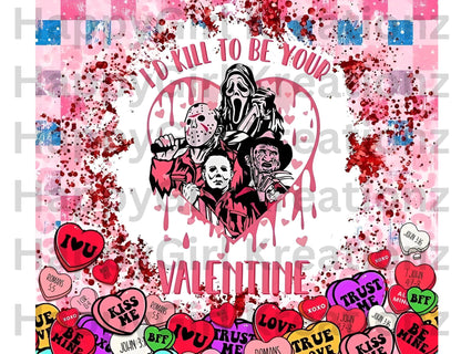 Horror Valentine Tumbler