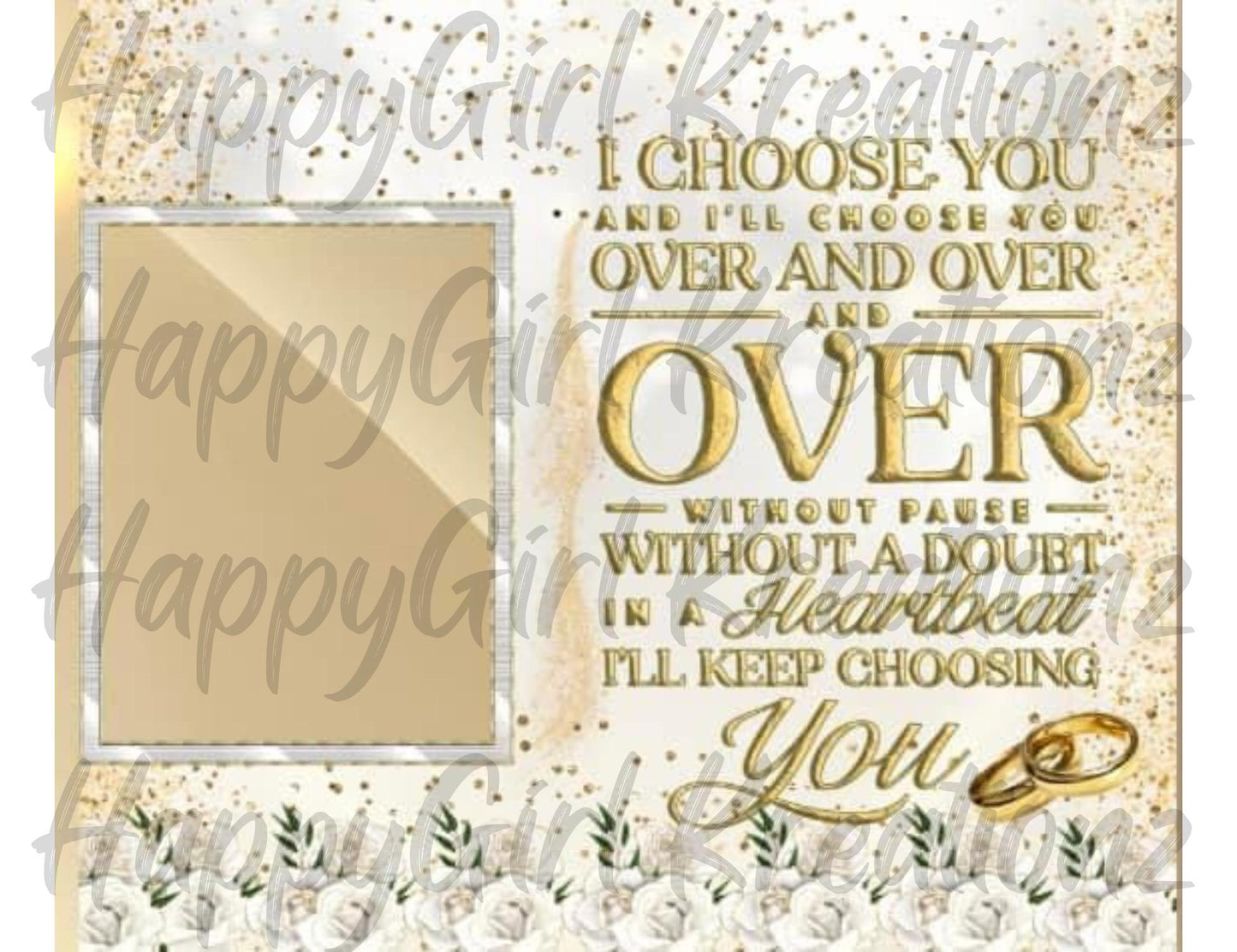 Personalized Wedding Tumbler...with duo lid!