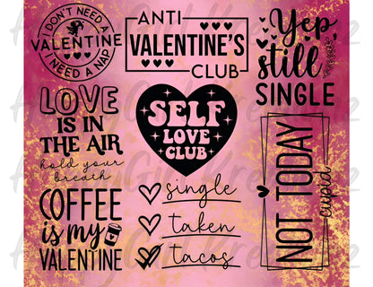 Anti-Valentine Tumbler